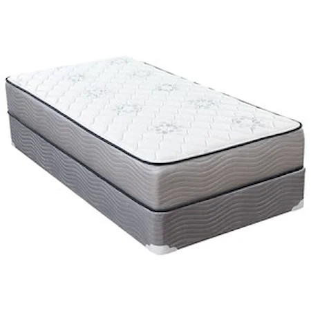 Queen 9" Firm Innerspring Mattress and 9" Wood Foundation